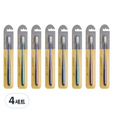 어바웃올리 만모 저자극 초극세모 임산부 칫솔 4종, 4세트, 8개입