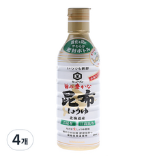 기꼬만 다시마맛 생간장소스, 450ml, 4개