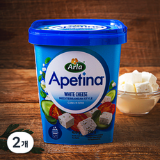 Arla 아페티나 화이트 치즈 클래식큐브, 200g, 2개