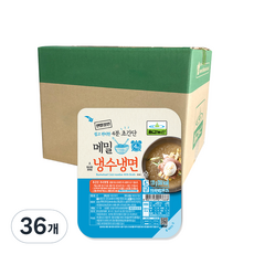 칠갑농산 메밀냉수냉면, 120g, 36개