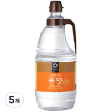 청정원 물엿, 2.45kg, 5개