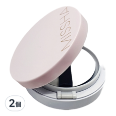 MISSHA 輕透裸光無瑕氣墊粉餅 SPF50+/PA+++ No.23 自然色 (2個) 台灣公司貨, No.23 自然