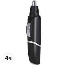 KEMEi Loimaster防水電動鼻毛去除器整理器, 科美-511, 黑色, 4個