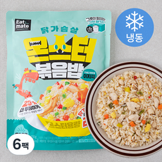 잇메이트 닭가슴살 몬스터 이지쿡 야채 볶음밥 (냉동), 250g, 6팩