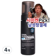 포르맨즈 쿨클린존 아이스 남성청결제, 150ml, 4개