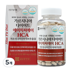 종근당건강 가르시니아 다이어트 HCA, 224정, 5개