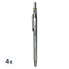 Nationart S200 銅合金工程筆 自動滑落, 4支