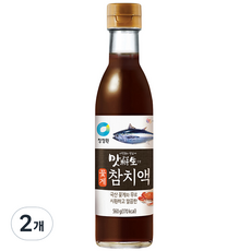 청정원 맛선생 꽃게 참치액, 560g, 2개