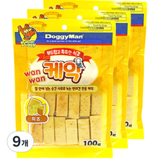 도기맨 강아지 케익 80049, 치즈, 100g, 9개