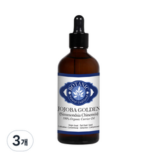 보타닉 비정제 냉압착 호호바 오일, 100ml, 3개