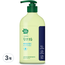 그린핑거 힘센보습 에센셜 유아 바디워시, 3개, 500ml