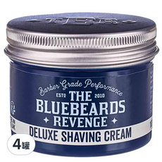 Bluebeards 刮鬍膏, 100ml, 4罐