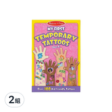 Melissa&Doug 瑪莉莎 美國瑪莉莎貼紙簿/紋身貼, 女孩, 2本
