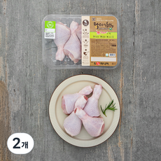 마니커 닭터의자연 무항생제 인증 1등급 닭다리 북채 (냉장), 500g, 2개 500g, 2개