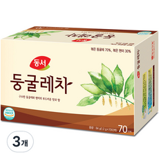 동서 둥굴레차 티백, 1.2g, 70개입, 3개