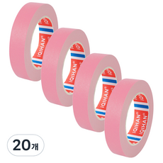 iQIHAN 다다 칼라 마스킹 테이프 20mm x 20m, 연핑크, 20개 연핑크, 20개