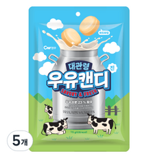 청우식품 대관령 우유 캔디진, 115g, 5개