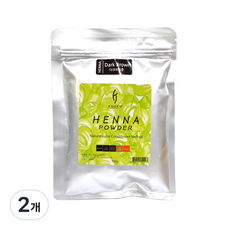 코겐 헤나파우더 염색약 100g, 다크브라운, 2개