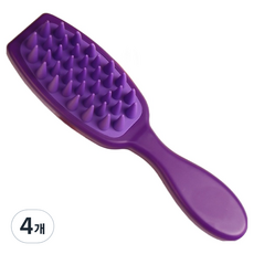 Mongrico日常頭皮按摩器, 4個, 紫色