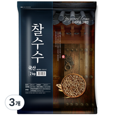 오리지널그레인 찰수수, 2kg, 3개