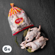하림 커플치킨 통닭 백숙용 (냉장), 550g, 6개