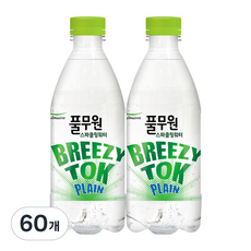 풀무원 탄산수 브리지톡 플레인, 60개, 500ml