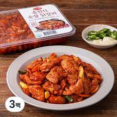 한강식품 춘천식 순살 닭갈비, 700g, 3팩