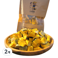 그저제주 강아지 미니 동결건조 간식, 단호박, 40g, 2개