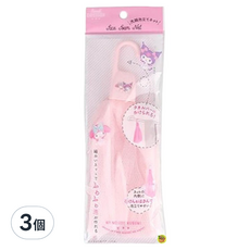 M/M & K/U My Melody 肥皂起泡網3入組, 細緻網眼, 輕鬆搓揉出豐富綿密泡沫, 3個