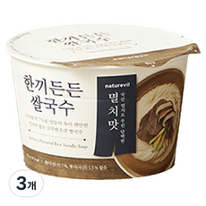 네이처빌 한끼든든 쌀국수 멸치맛, 92g, 3개