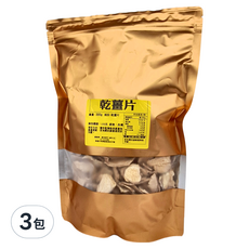 蔘大王 乾薑片, 300g, 台灣產, 3包