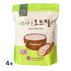 이든타운 식사대용 퀵 오트밀, 1kg, 4개