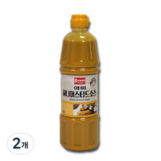 화미 허니 머스타드 소스, 1kg, 2개