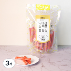 노마진 반려견 유산균 슬림츄 덴탈껌 48p, 3개, 딸기