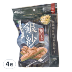 DoggyMan 多格漫 銀紗細切, 雞腿野菜風味, 120g, 4包