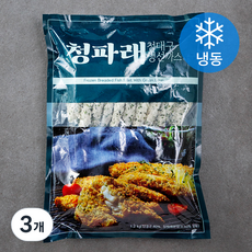 청파래 청대구 생선까스 (냉동), 1.2kg, 3개