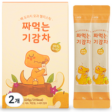 유아용 짜먹는 기감차 배도라지 모과 젤리 스틱 15p, 혼합맛(모과/배/도라지), 225g, 2개