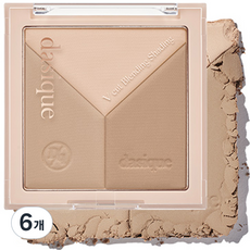 데이지크 브이컷 쉐딩 13g, 01 웜 블렌딩, 6개