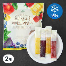 자연원 4색 아이스 과일바 24개입 (냉동), 1ml, 2개