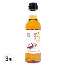 홍영의 프리미엄 백간장, 480ml, 3개