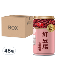 TAISUN 泰山 100%無添加紅豆湯, 330g, 48罐
