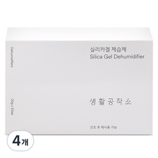 생활공작소 실리카겔 제습제 본품, 20g, 80개