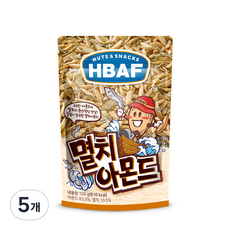 HBAF 바프 멸치 아몬드, 100g, 5개
