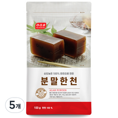 오큐비 분말한천, 100g, 5개
