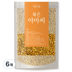 한방선생 볶은 아마씨, 600g, 6개