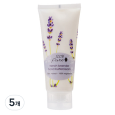 100% Pure 프렌치 라벤더 핸드버터크림, 50ml, 5개