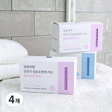 살림마켓 소프트 퍼퓸 건조기 섬유유연제 드라이시트, 4개, 30매