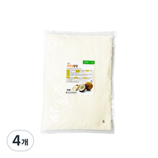 이든타운에프앤비 건조 코코넛분말, 1kg, 4개