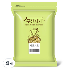 곳간지기 캐나다산 햄프씨드, 900g, 4개