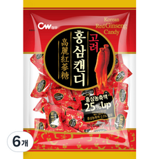 청우 고려 홍삼캔디, 150g, 6개 150g, 6개